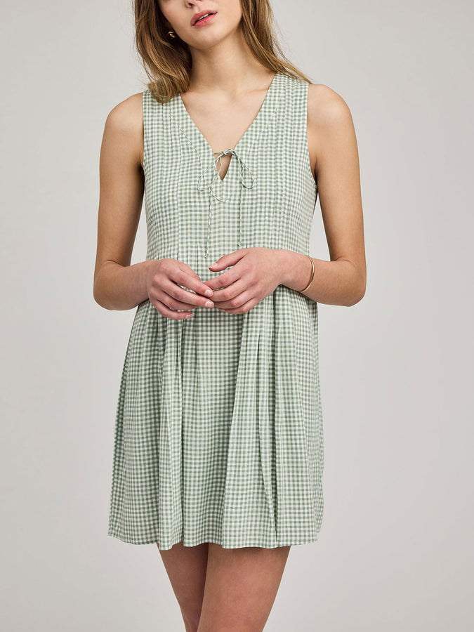 Gentle Fawn Zoey Dress Spring 2026 | PISTACHIO GINGHAM