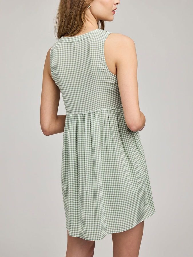 Gentle Fawn Zoey Dress Spring 2026 | PISTACHIO GINGHAM