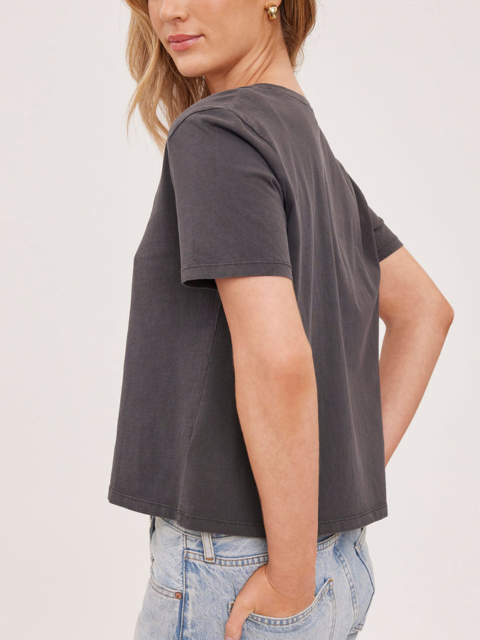 Gentle Fawn Lucy T-Shirt Summer 2026 | WASHED BLACK