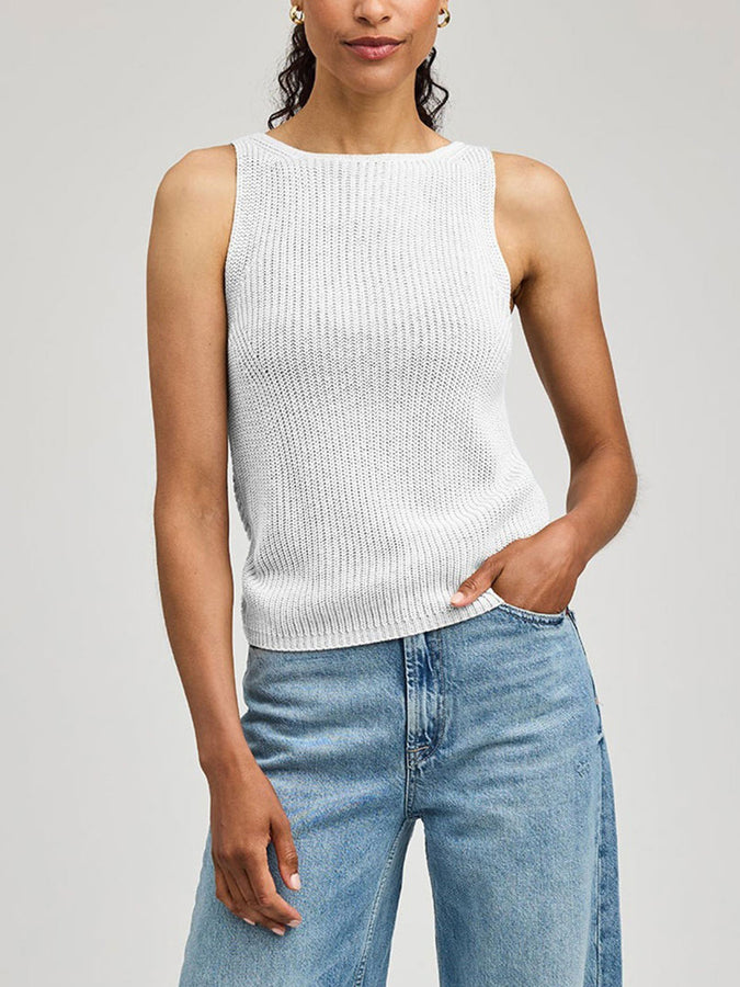 Gentle Fawn Kelsie Tank Top Summer 2026 | WHITE