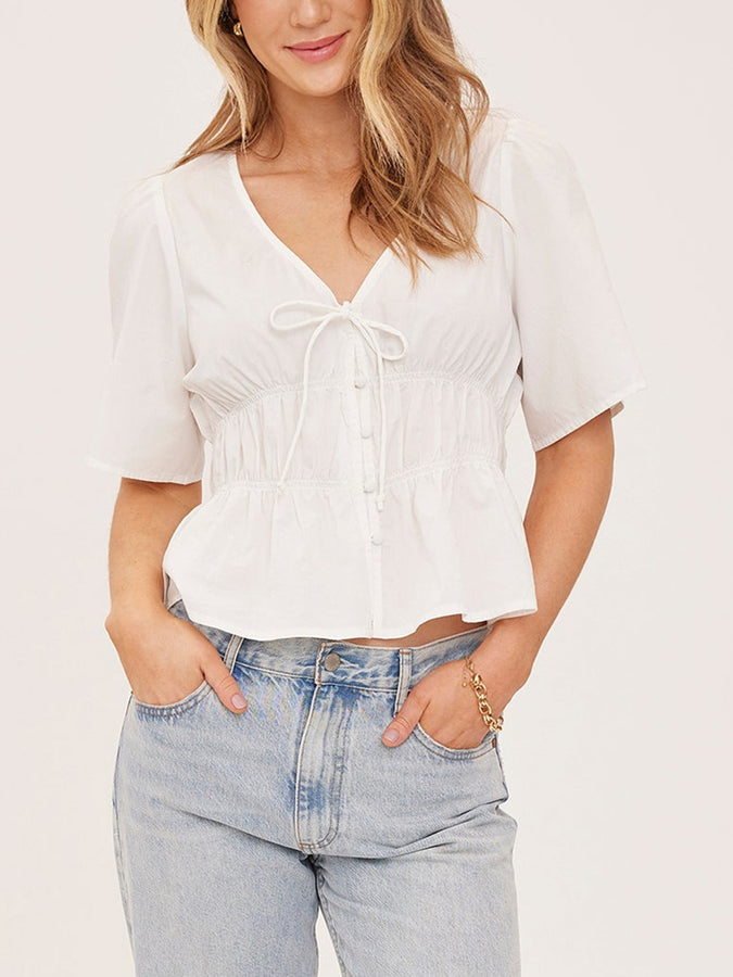 Gentle Fawn Iona Top Fall 2026 | WHITE