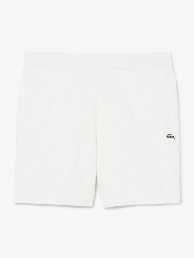 Lacoste Boucle Knit Shorts Spring 2026 | WHITE (70V)