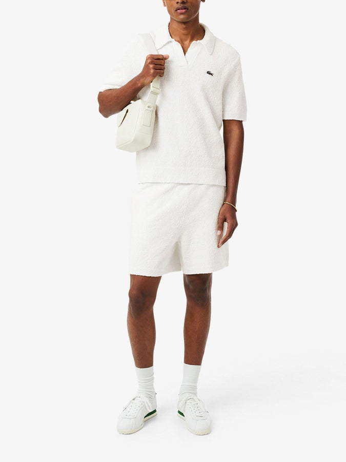 Lacoste Boucle Knit Shorts Spring 2026 | WHITE (70V)