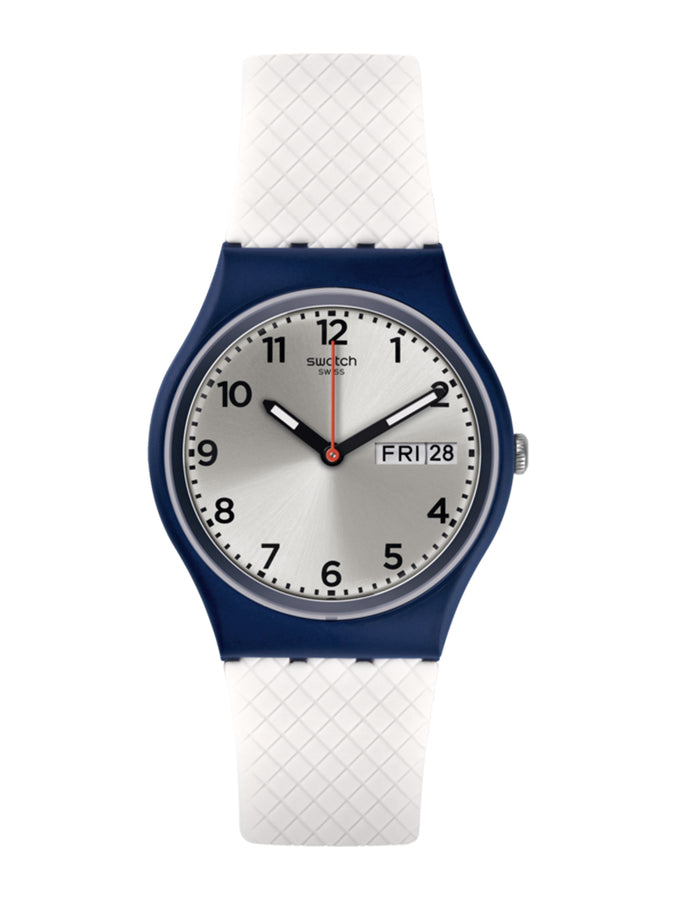 Swatch White Delight Watch | WHITE/BLUE