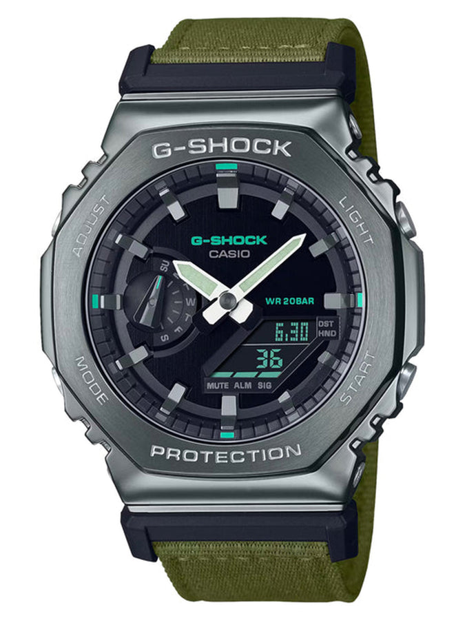 G-Shock Utility Metal Green Watch | GREEN/SILVER