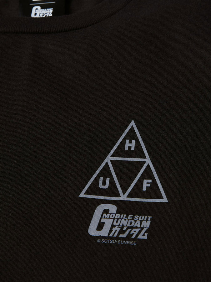 Huf x Mobile Suit Gundam Triple Triangle T-Shirt Spring 2024 | BLACK