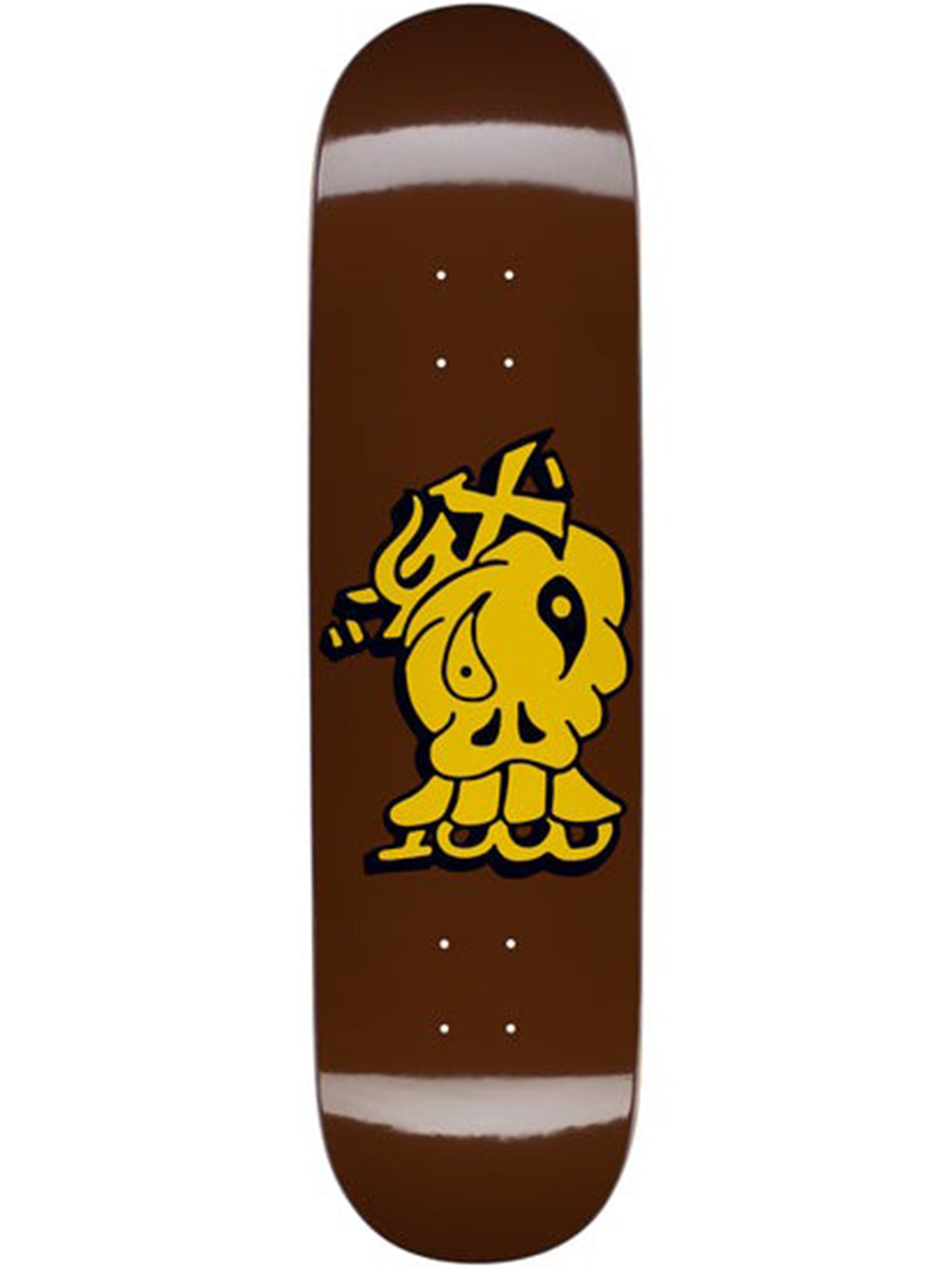 Gx1000 Mind Over Matter Brown 8.125 Skateboard Deck