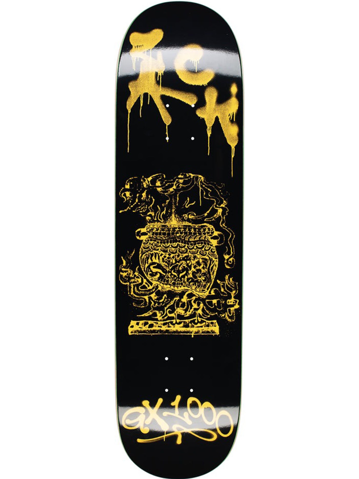 GX1000 Sincere Zack Krull Black 8.375 Skateboard Deck