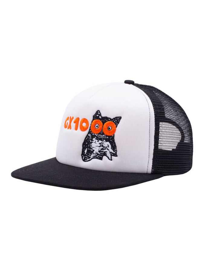 Gx1000 Owl Trucker Snapback Hat | BLACK/WHITE
