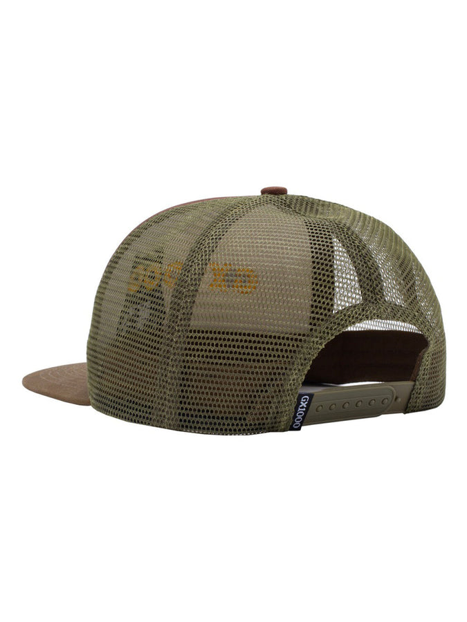 Gx1000 Owl Trucker Snapback Hat | BROWN/GREEN