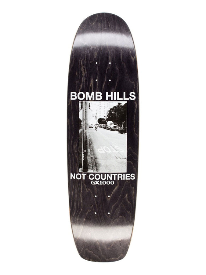 GX1000 Bomb Hills Not Countries 9'' Cruiser Skateboard Deck | ASSORTED