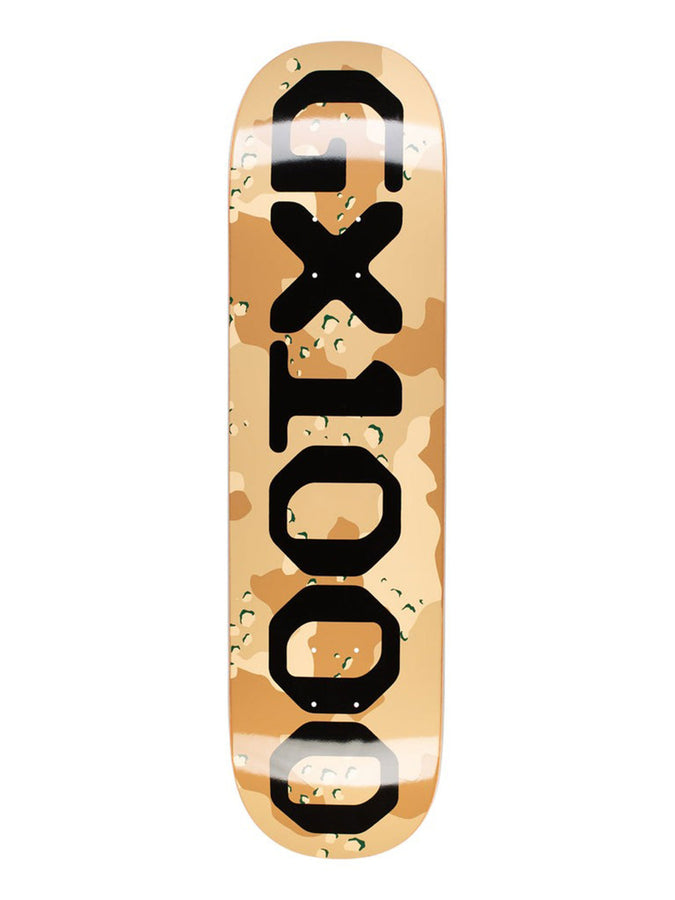 GX1000 OG Logo Camo Black 8.25'' Skateboard Deck | BLACK