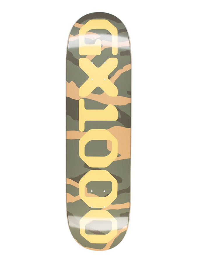 GX1000 OG Logo Camo Yellow 8.5'' Skateboard Deck | YELLOW