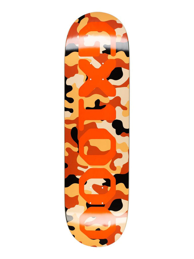 GX1000 OG Logo Camo Orange 8.75'' Skateboard Deck | ORANGE