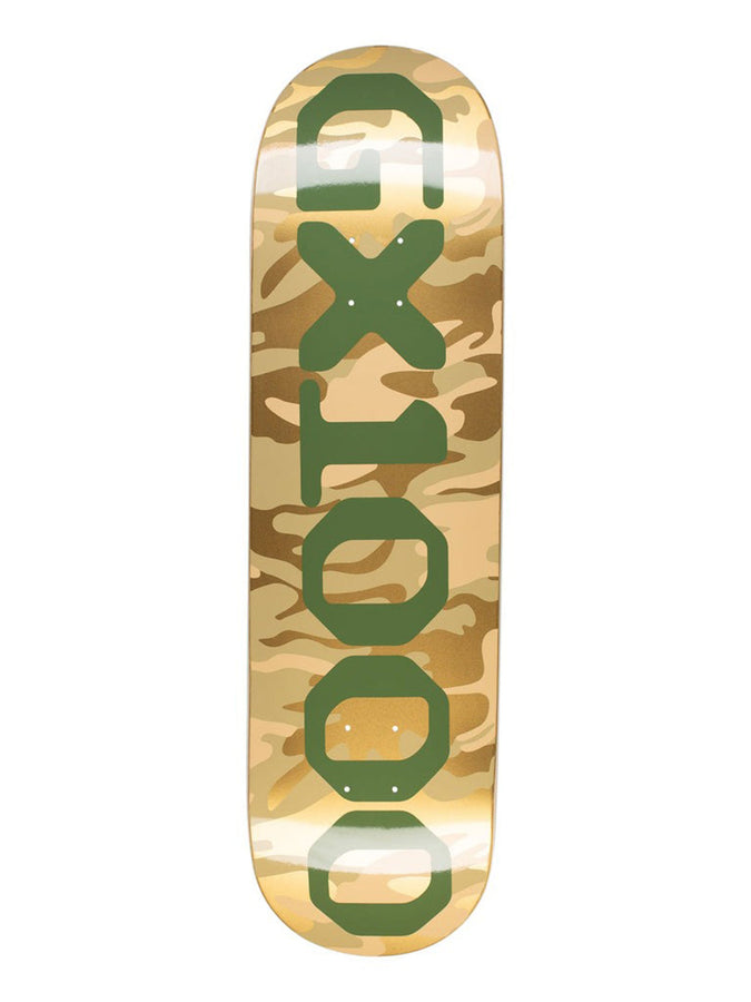 GX1000 OG Logo Camo Green 8.625'' Skateboard Deck | GREEN