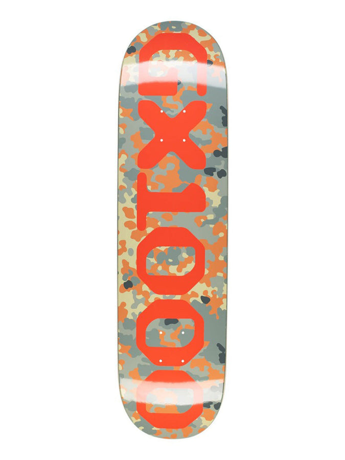 GX1000 OG Logo Camo Red 8.125'' Skateboard Deck | RED