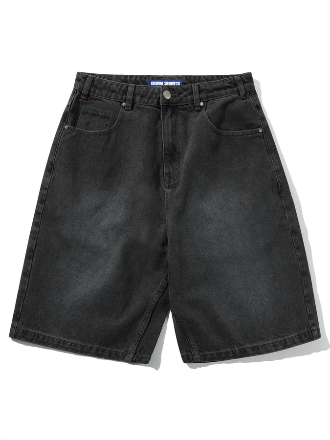 Butter Goods Garage Denim Shorts Spring 2026 | FADED BLACK