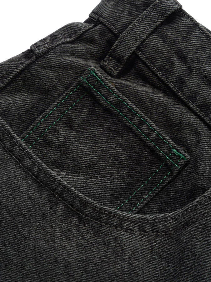 Butter Goods Garage Denim Shorts Spring 2026 | FADED BLACK