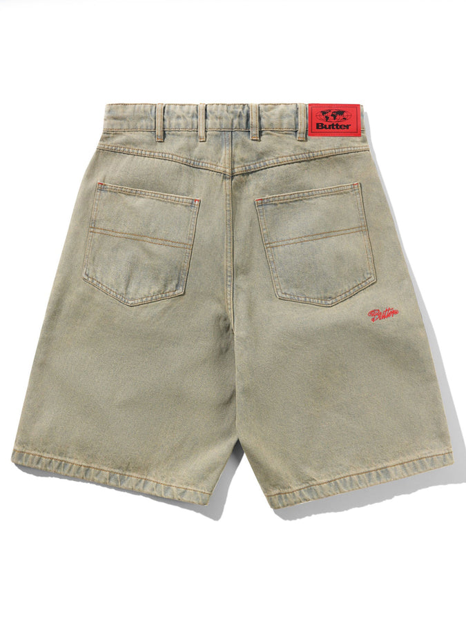 Butter Goods Garage Denim Shorts Spring 2026 | SUNFADE BLUE