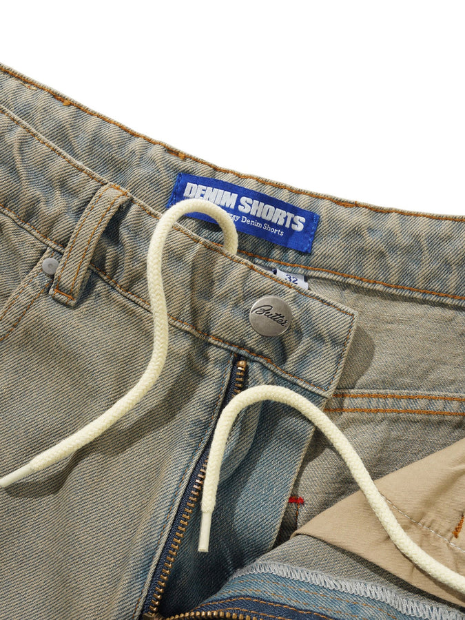 Butter Goods Garage Denim Shorts Spring 2026 | SUNFADE BLUE