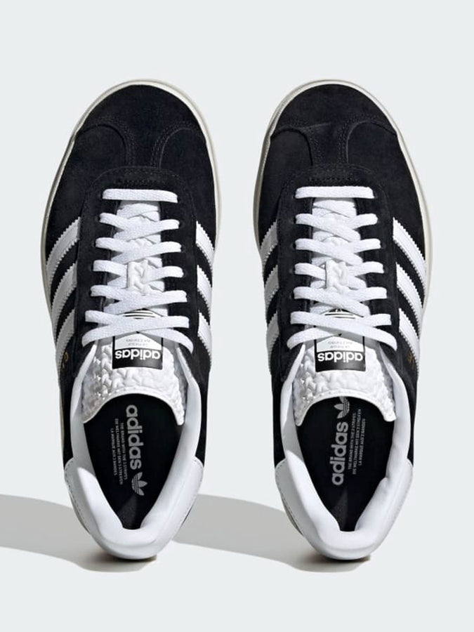 Adidas Gazelle Bold Core Black/White/Core White Shoes Fall 2025 | CORE BLACK/WHITE/CORE WHITE