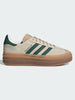 Adidas Gazelle Bold Cream White/Collegiate Green/Magic Beige Shoes