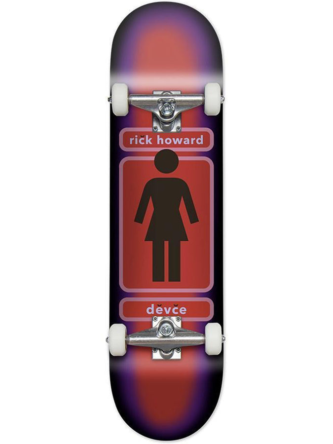 Girl Rick Howard Med 7.625 Complete Skateboard | RED