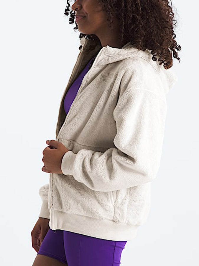 The North Face Osito Full Zip Hoodie (Kids 7-14) Winter 2026 | WHITE DUNE (QLI)