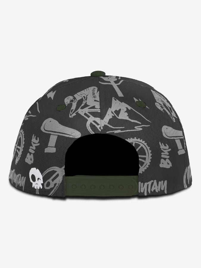 Headster Gnarly Ride Snapback Hat | CHARCOAL
