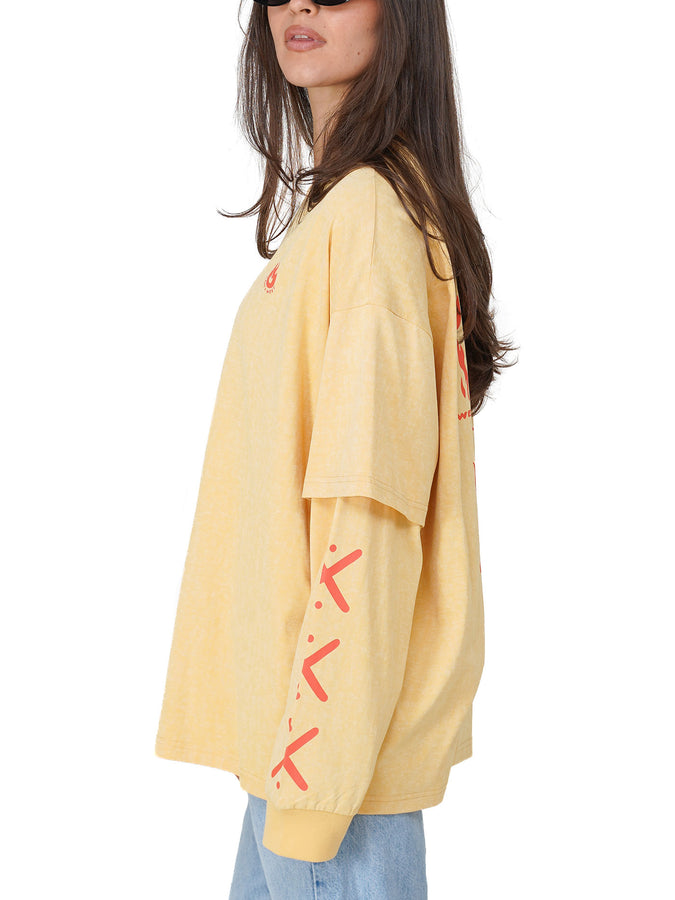 Notice The Reckless Going Nowhere Layered T-Shirt Fall 2026 | WASHED YELLOW
