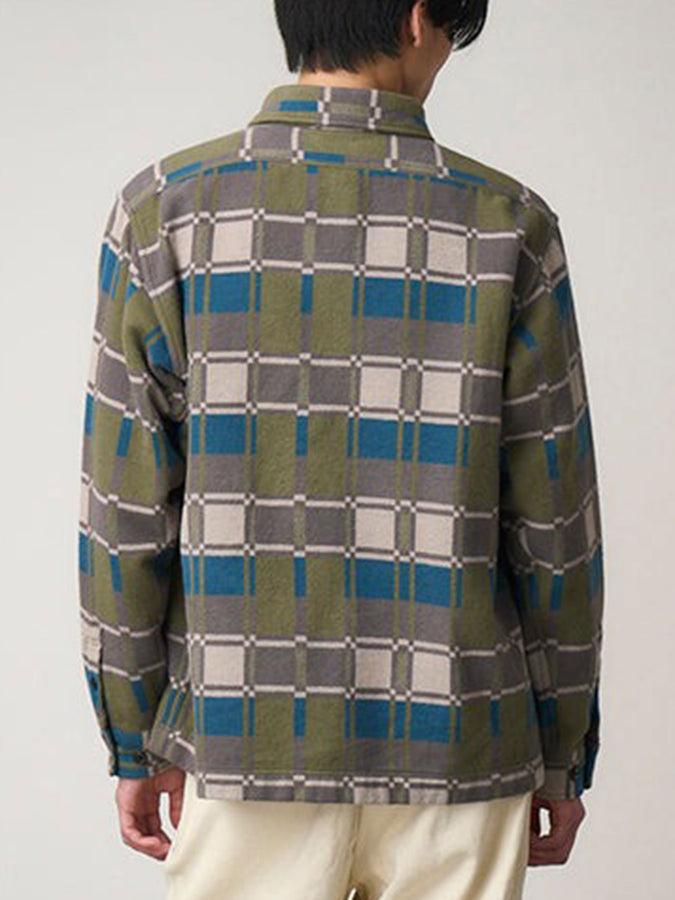 Gramicci Anthony Flannel Long Sleeve Buttondonw Shirt Fall 2025 | SILVER CHECK