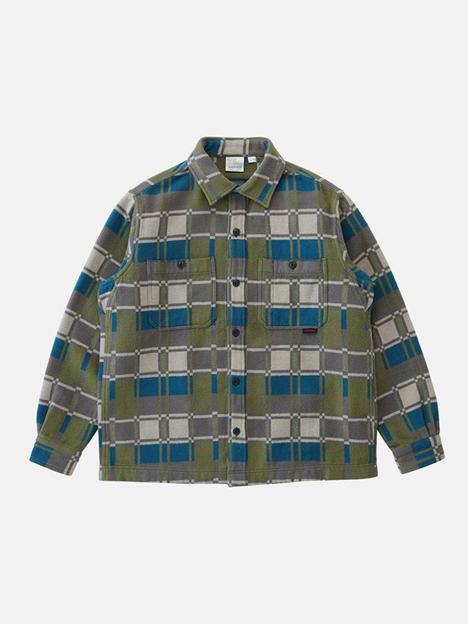 Gramicci Anthony Flannel Long Sleeve Buttondonw Shirt Fall 2025 | SILVER CHECK