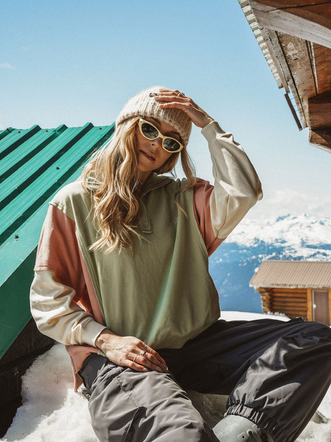 Notice The Reckless Greenpoint Long Sleeve Polo Fall 2026 | GREEN/SIENNA/CREAM