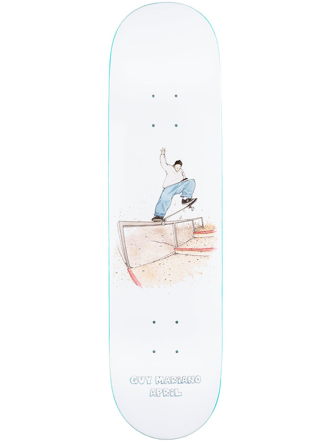 April Mariano Chinatown 8.25 & 8.5 Skateboard Deck | WHITE