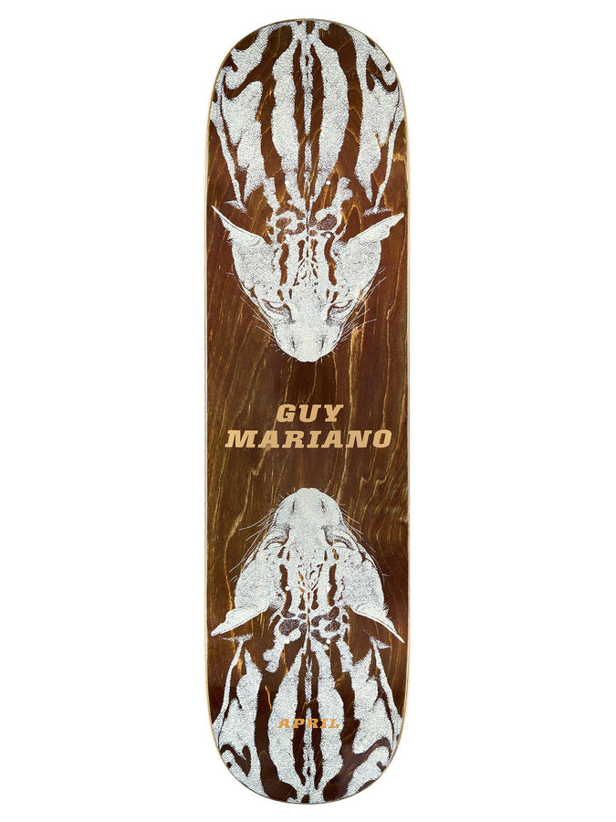 April Guy Mariano Cheetah Twin 8.25'' Skateboard Deck | BROWN