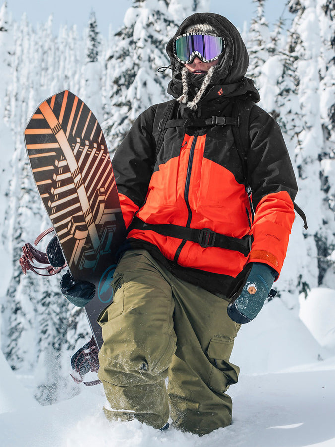 Volcom GORE-TEX AW 3-in-1 Snowboard Jacket 2024 | ORANGE SHOCK (OSH)