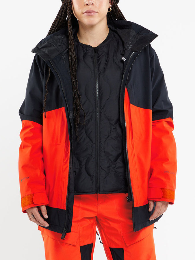 Volcom GORE-TEX AW 3-in-1 Snowboard Jacket 2024 | ORANGE SHOCK (OSH)