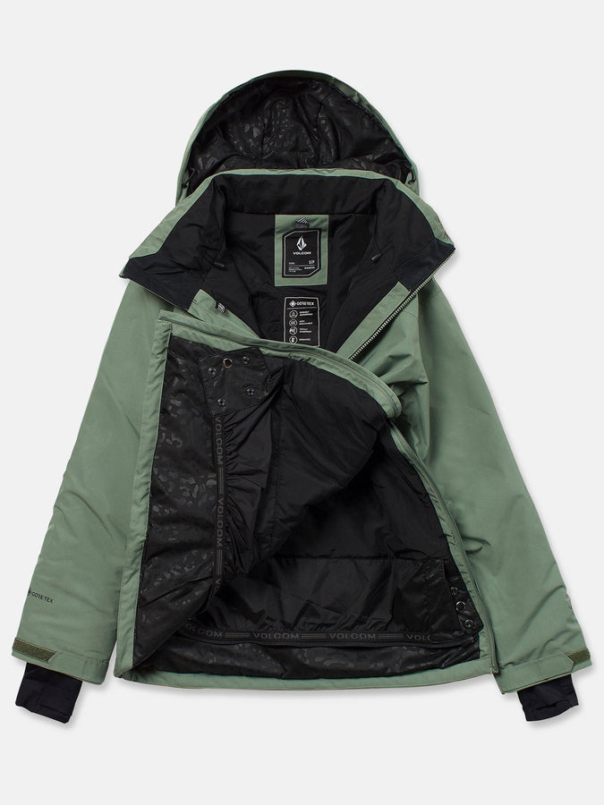 Volcom GORE-TEX Rowan Pullover 2027 – Women Insulated Jacket | LIGHT GREEN (LRN)