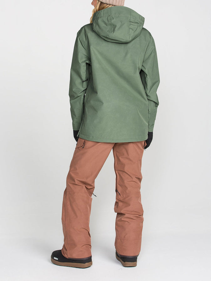 Volcom GORE-TEX Rowan Pullover 2027 – Women Insulated Jacket | LIGHT GREEN (LRN)