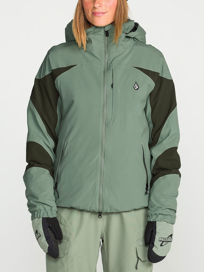 Volcom Shelter 3D Stretch 2027 – Women's Insulated Jacket | LIGHT GREEN (LRN)