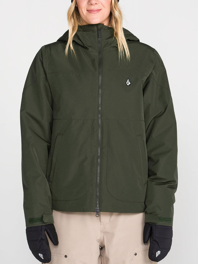 Volcom Steele 2027 – Women's Insulated Jacket | DARK GREEN (DGN)