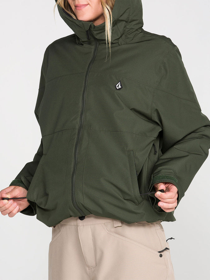 Volcom Steele 2027 – Women's Insulated Jacket | DARK GREEN (DGN)