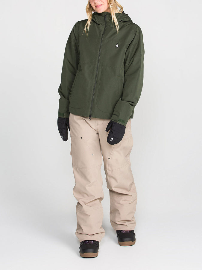 Volcom Steele 2027 – Women's Insulated Jacket | DARK GREEN (DGN)