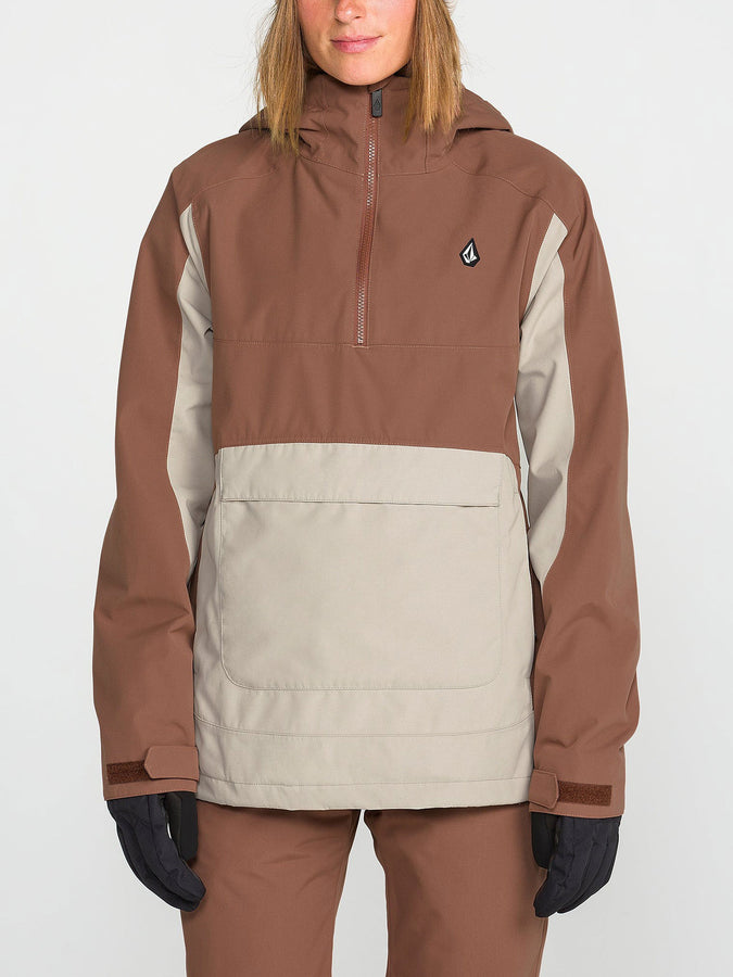 Volcom Harlan Pullover 2027 – Women's Shell Jacket | DESERT TAUPE (DT0)