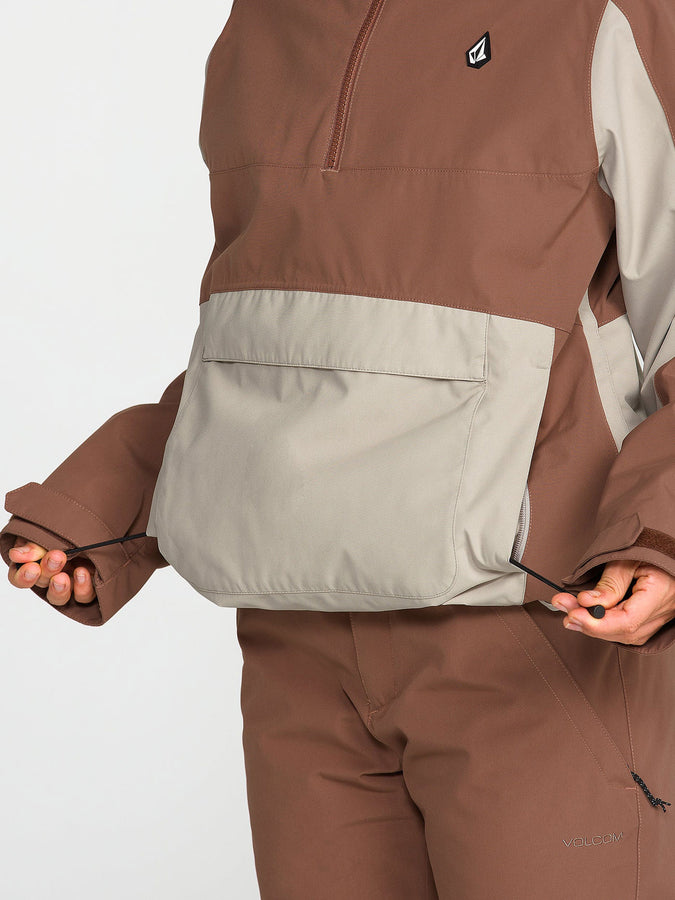Volcom Harlan Pullover 2027 – Women's Shell Jacket | DESERT TAUPE (DT0)