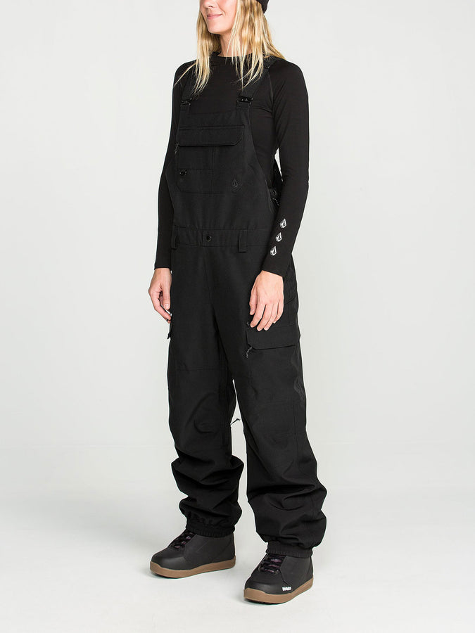 Volcom Creston 3D Stretch 2027 – Women's Shell Bib | BLACK (BLK)