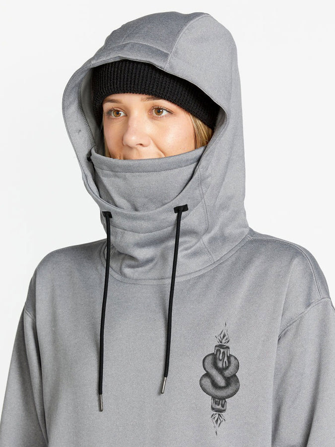 Volcom Riding Hydro Hoodie Winter 2025 | HEATHER GREY (HGR)
