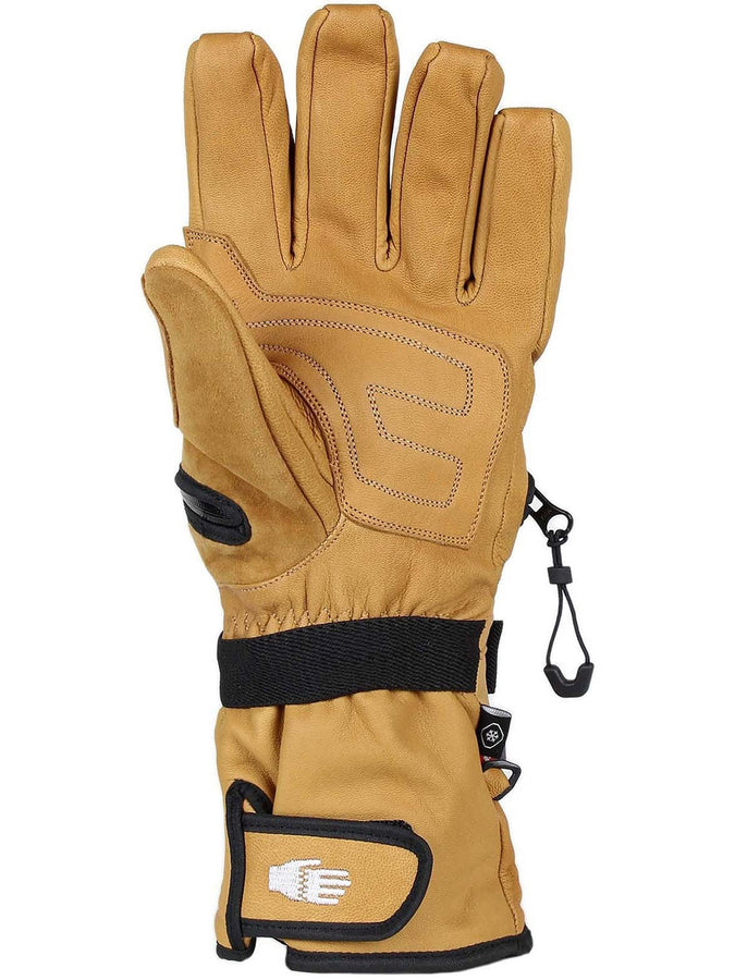 Hand Out x Baldface Guide Low Snowboard Gloves 2024 | TAN