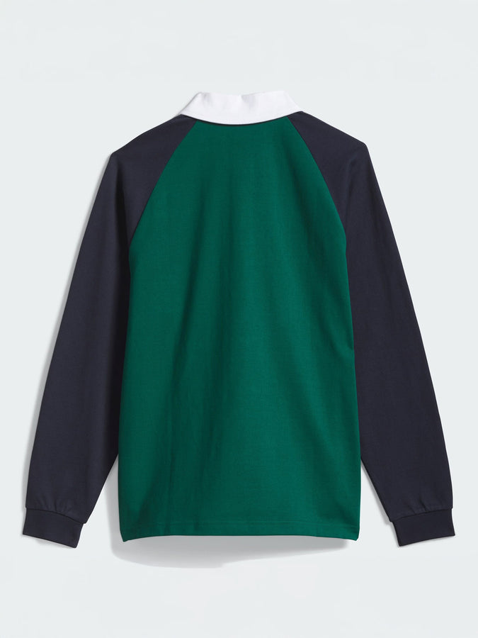 Adidas Skate Tyshawn Rugby Collegiate Green Polo Spring 2026 | COLLEGIATE GREEN/LEGEND INK