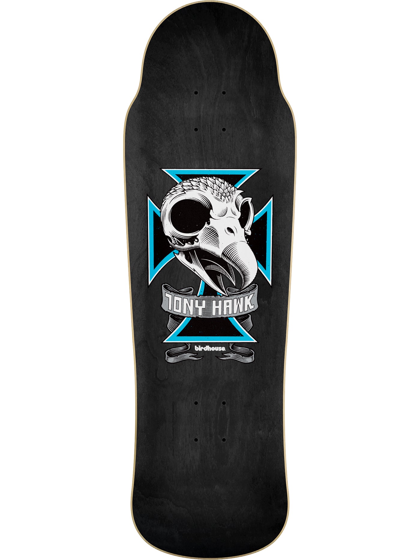 Birdhouse Hawk Skull 2 9.375 Old School Skateboard Deck